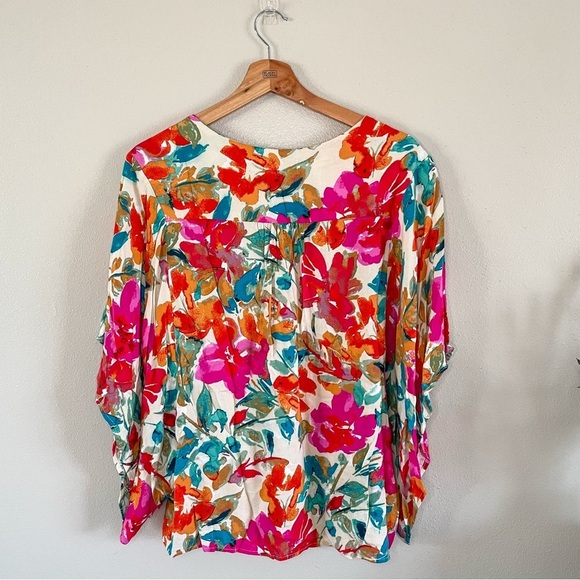 Vici Tropicana Floral Kimono Top, size medium - Picture 6 of 12